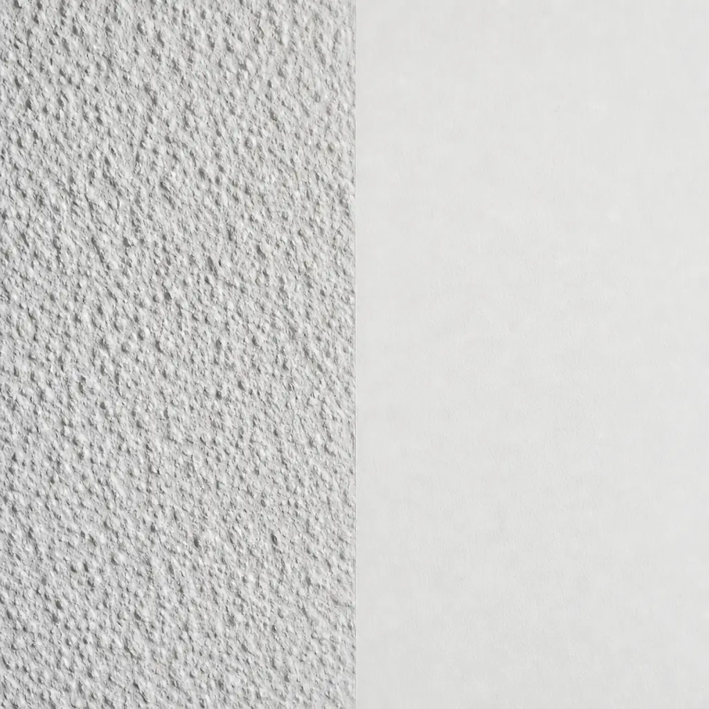 Comparación de una pared con gotelé y una pared lisa en Zaragoza